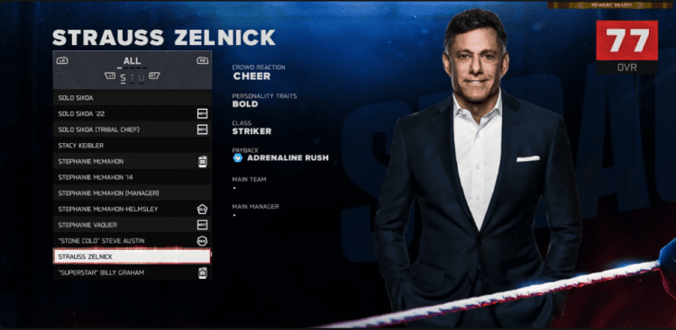CEO da Take-Two é lutador em WWE 2K26