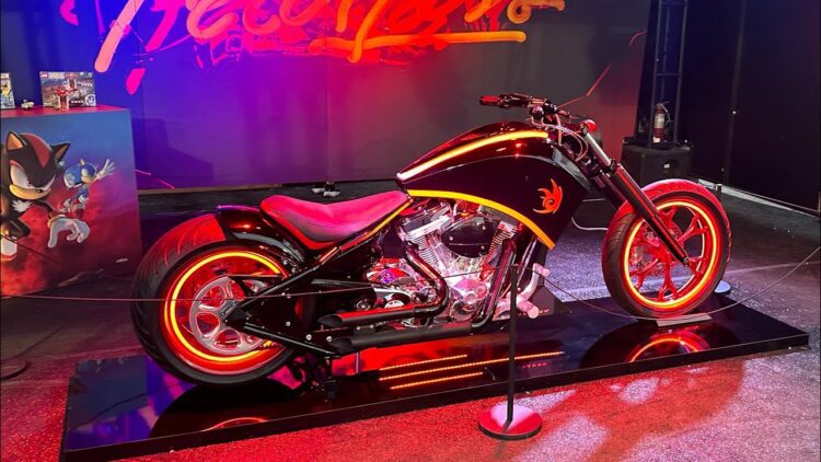 Sega Leiloa Moto Real De Shadow The Hedgehog