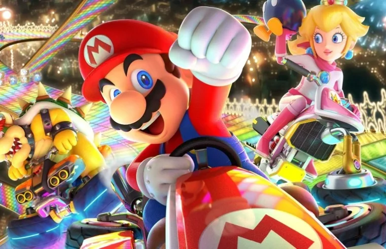 Mario Kart 8 Deluxe Recebe Modo Split-Screen 8 Jogadores